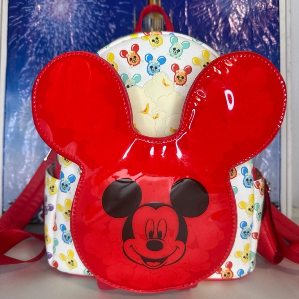 Disney parks loungefly Mickey Mouse popcorn bucket mini backpack